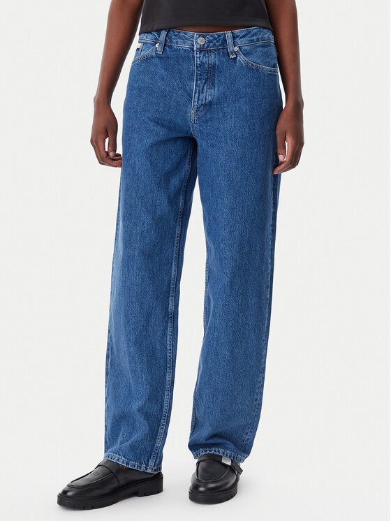 Calvin Klein Jeans Džínsy 90's J20J225134 Tmavomodrá Loose Fit