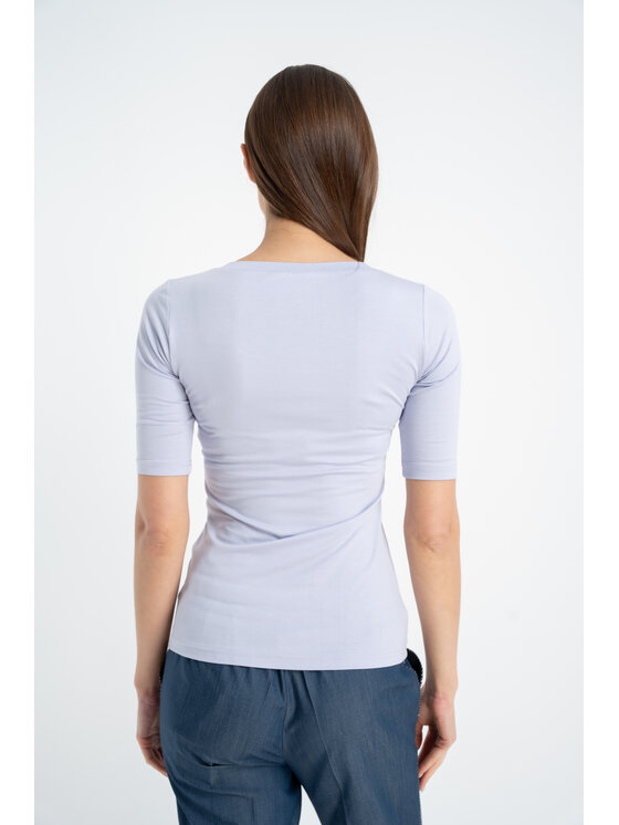 CLICK CLICK T-Shirt 72-022 Μωβ Close Fit