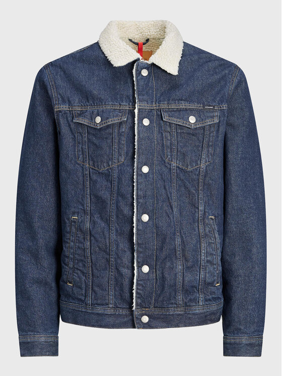 Jack & Jones Jack & Jones Traper jakna Jean 12181157 Tamnoplava Regular Fit