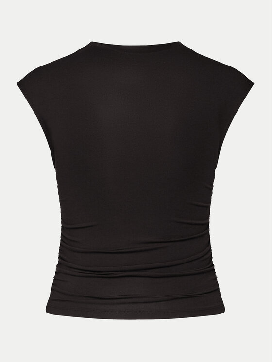 Gina Tricot Gina Tricot Top 20883 Czarny Slim Fit