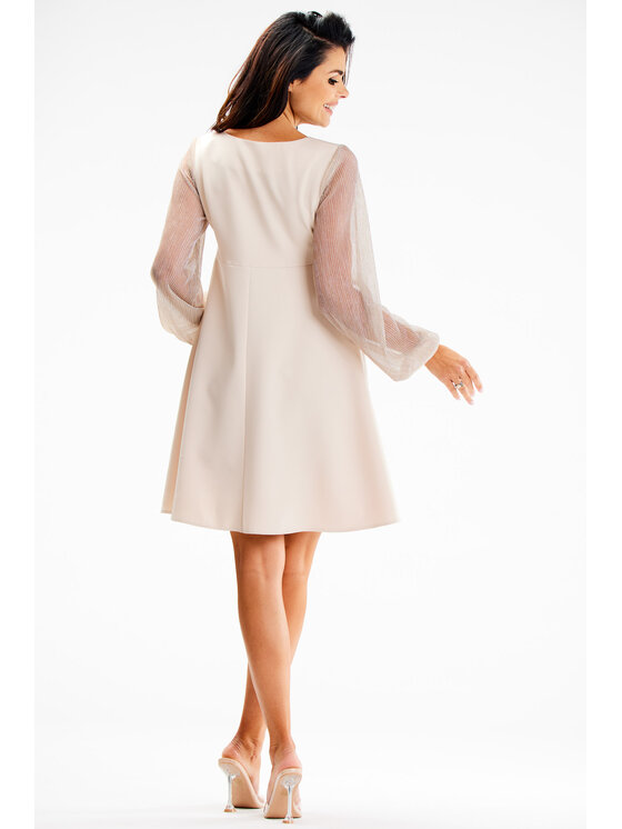 Awama Awama Abito da sera A622 Beige Basic Fit