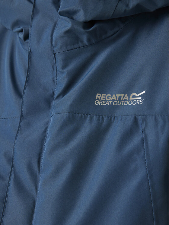 Regatta Regatta Kurtka przeciwdeszczowa Farbank RKP262 Niebieski Regular Fit