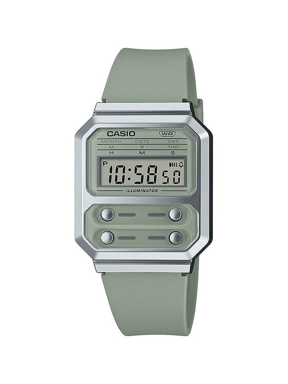 Casio Casio Ρολόι A100WEF-3AEF Ασημί