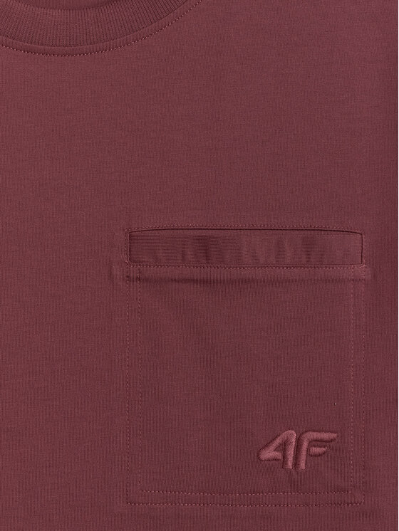 4F 4F T-shirt SPORT STORIES 25/26 Bordeaux Regular Fit