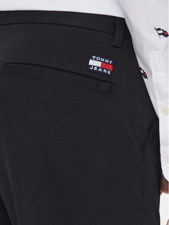 Tommy Jeans Tommy Jeans Chino kalhoty Austin DM0DM19486 Černá Slim Fit