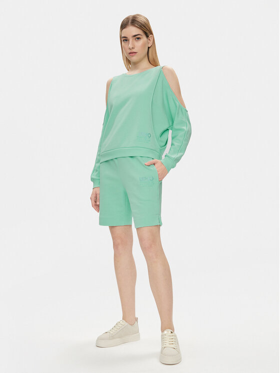 Liu Jo Liu Jo Spordišortsid MA4386 F0873 Roheline Regular Fit