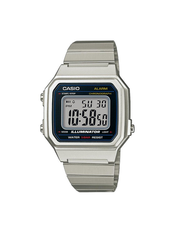 Casio Casio Hodinky Vintage B650WD-1AEF Strieborná