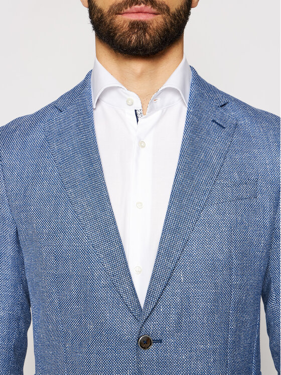 JOOP! JOOP! Сако 17 JB-47Hoverest 30026612 Син Slim Fit