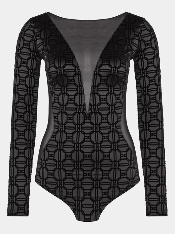 Elisabetta Franchi Elisabetta Franchi κορμάκι BO-011-47E2 Μαύρο Slim Fit