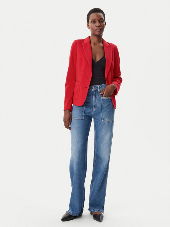 Olsen Olsen Zakó 15001367 Piros Regular Fit