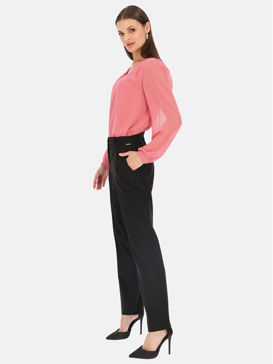 Potis & Verso Potis & Verso Spodnie garniturowe Jasmina Czarny Regular Fit
