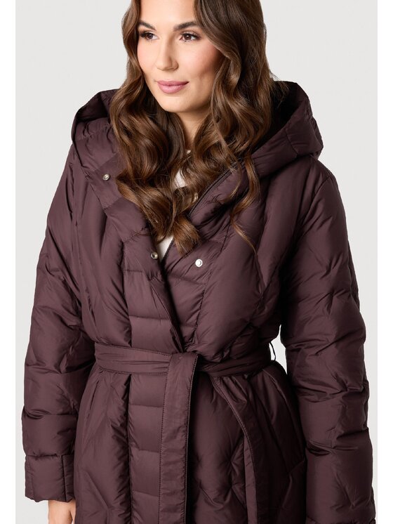 QUIOSQUE QUIOSQUE Zimné bundy QUIOSQUE 9VD003106 Hnedá Regular Fit