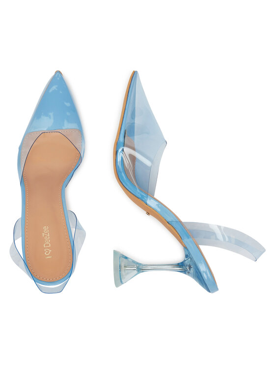 DeeZee DeeZee Туфлі на шпильці ZALHT-02 BLUE PU Прозорий