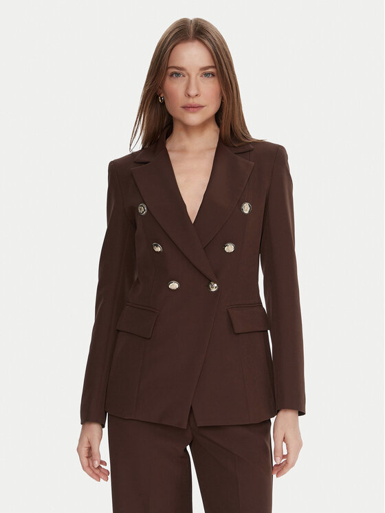Maryley Maryley Сако 25IB139/43CO Кафяв Regular Fit