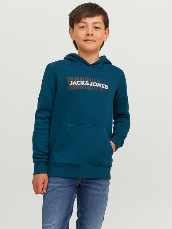 Chłopięca Bluza Jack&Jones Junior, Rozmiar 152, Niebieska, 12237459