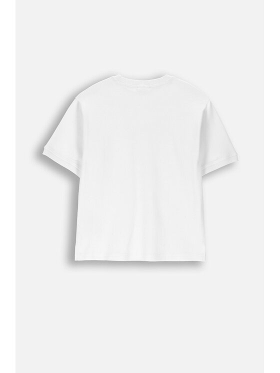 Coccodrillo Coccodrillo Tričko WC6143201EJB-001 Biela Regular Fit