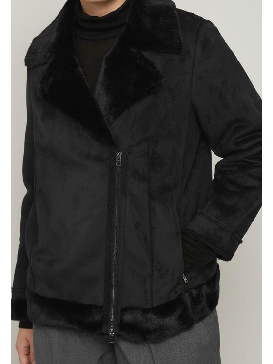 Fiorella Rubino Fiorella Rubino Cappotto F014T001443N033 Nero Regular Fit