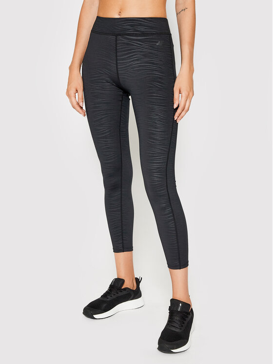 4F 4F Legginsy H4L21-LEG016 Czarny Slim Fit
