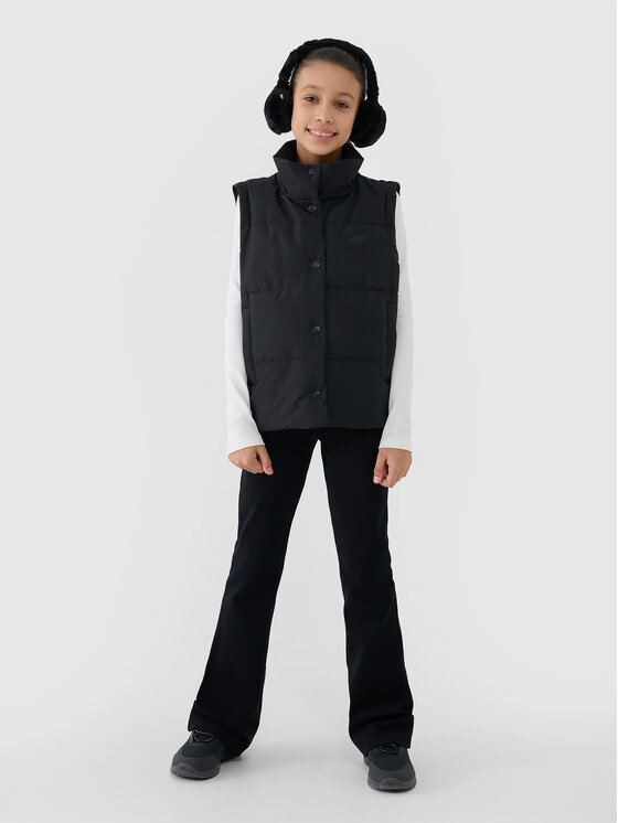 4F 4F Kamizelka casual Czarny Oversize