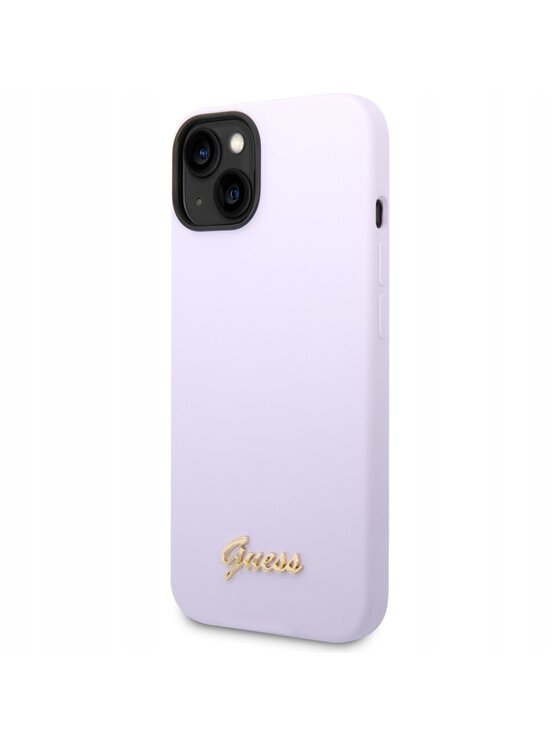 Guess Guess Etui na telefon Silicone Vintage Fioletowy