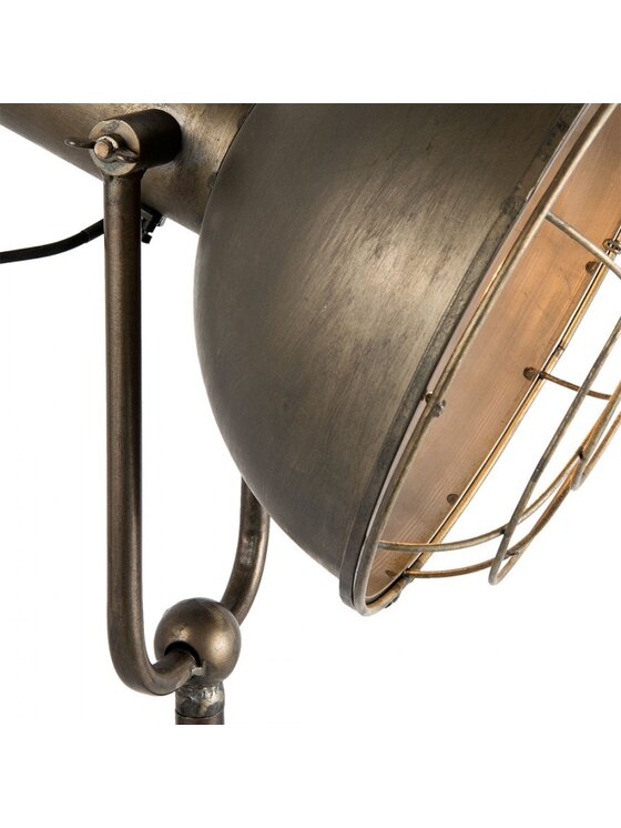 MIAhome MIAhome Lampa podłogowa Factory grey 175 cm Szary