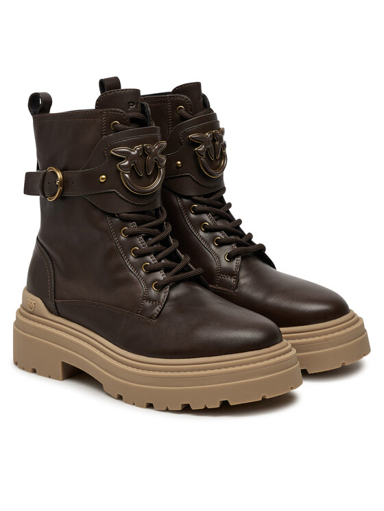 PINKO PINKO Pohodni čevlji MIA 07 SD0147 P001 L56 Rjava