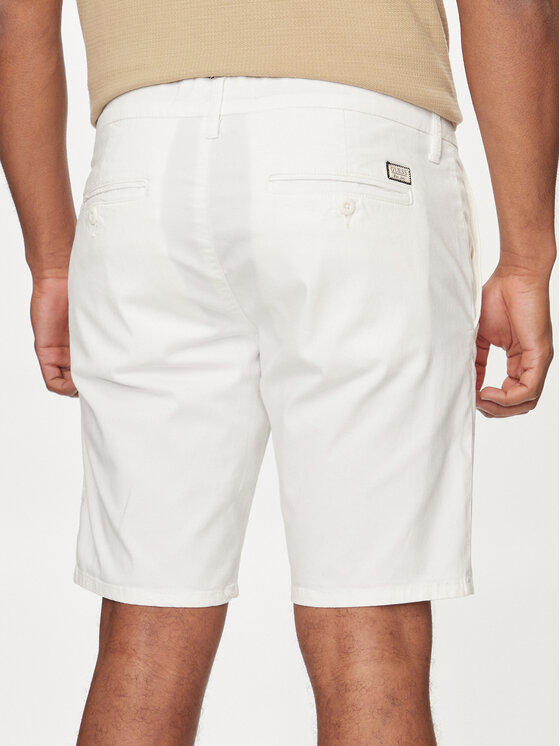 Guess Guess Šortky z materiálu Daniel M4GD05 WG3OA Bílá Skinny Fit