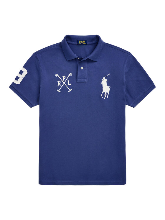 Polo Ralph Lauren Polo Ralph Lauren Tricou polo 710978082003 Bleumarin Custom Slim Fit