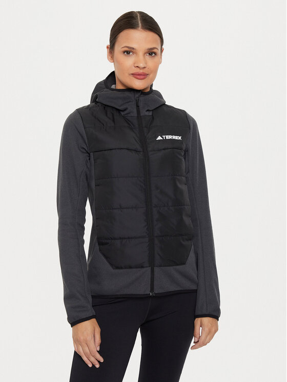 adidas adidas Outdoorová bunda Terrex Multi Hybrid IR7882 Černá Regular Fit