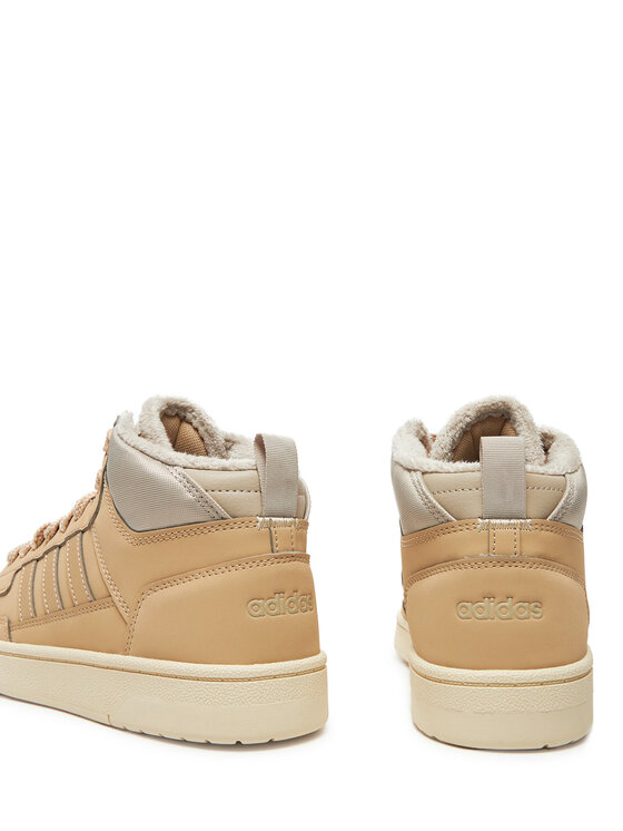 adidas adidas Sneakersy Rapid Court Mid Winterized JR2803 Beżowy