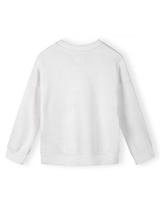 minoti minoti Bluza NOSFLEECE400 Biały Regular Fit