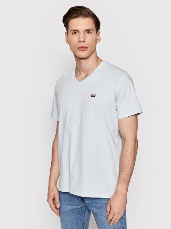 Levi's® Тишърт Original Housemarked 85641-0021 Светлосиньо Standard Fit ...
