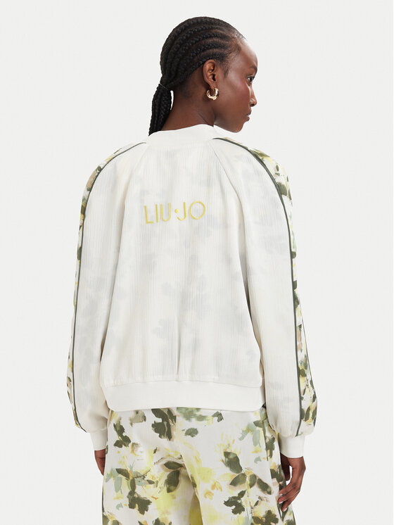 Liu Jo Sport Liu Jo Sport Bomber TA6256 T358A Krem Regular Fit