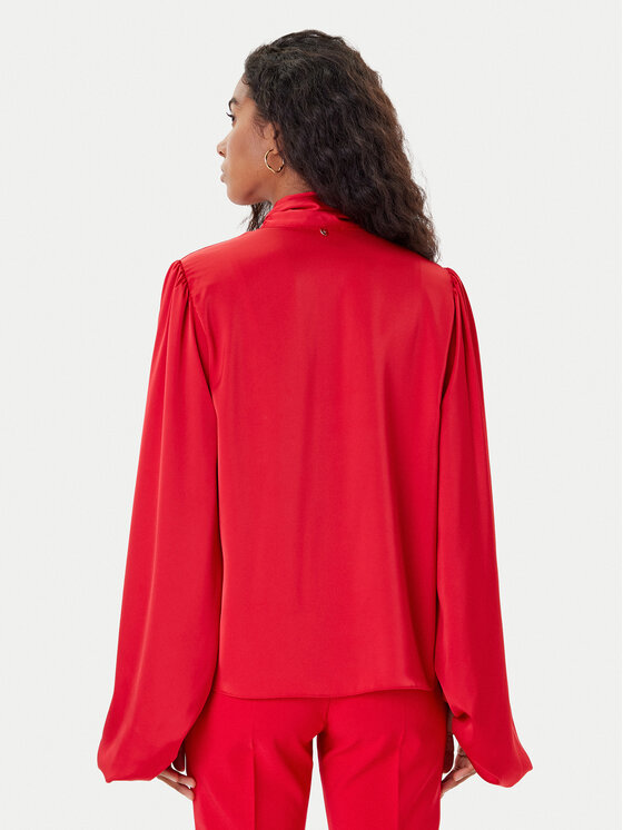 Rinascimento Rinascimento Bluse CFC0126202003 Rot Loose Fit