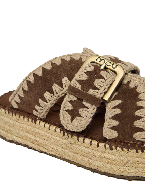 Mou Mou Espadrilky MU.SW641003A Hnedá