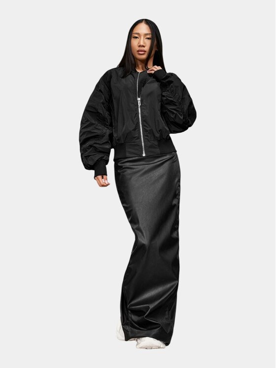MADE BY SOCIETY MADE BY SOCIETY Kurtka anorak Jacheta LINEAR BREACH - J27163 Czarny Basic Fit