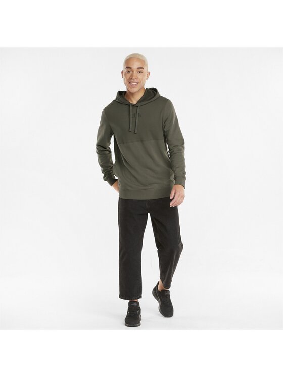 Puma Puma Bluza 589348 Zielony Regular Fit