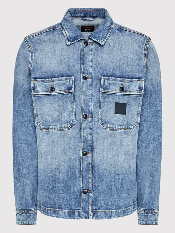 BOSS Boss Giacca di jeans Lovvo Bc 50473417 Blu scuro Regular Fit