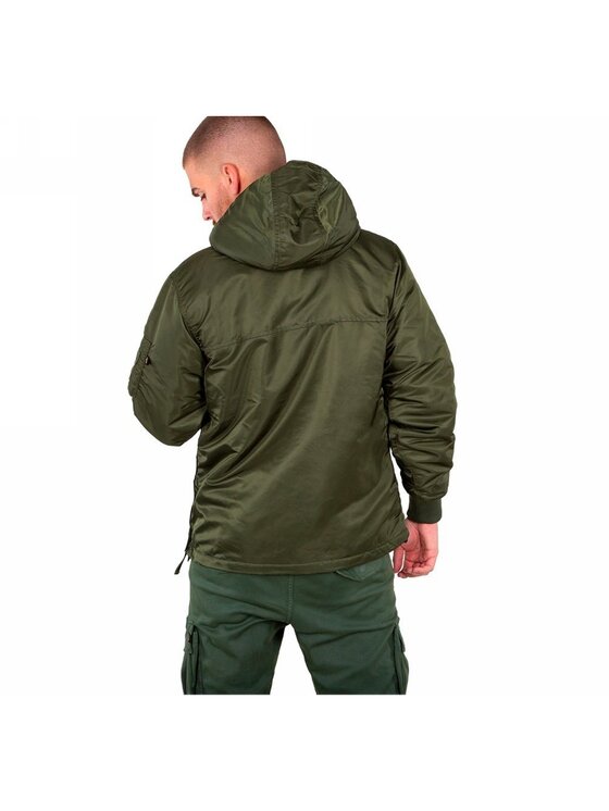Alpha Industries Alpha Industries Kurtka anorak AI.178139-257-XL Zielony Regular Fit