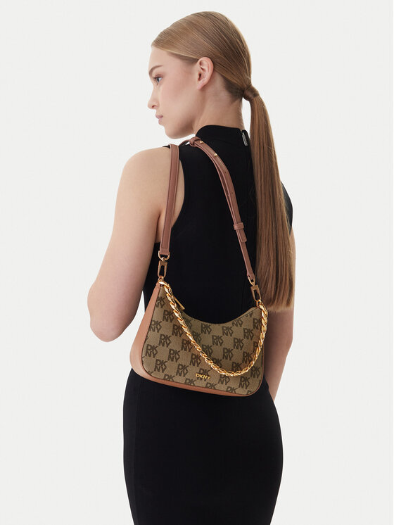 DKNY DKNY Kabelka R53E6I10 Hnedá