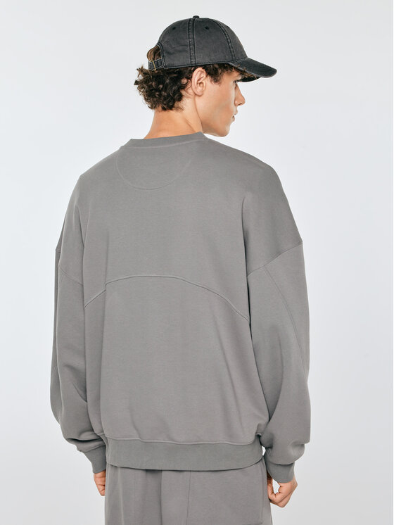 BIG STAR BIG STAR Bluza MIHAEL Szary Oversize