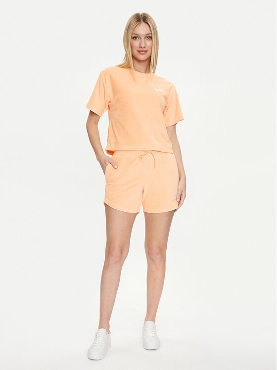 Puma Puma Tričko Ess Elevated 677947 Oranžová Regular Fit