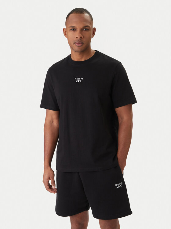 Reebok Reebok Set tricou și pantaloni scurți Baz RK25609CCM Negru Regular Fit