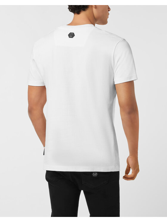 PHILIPP PLEIN PHILIPP PLEIN T-Shirt 26171 Biały Regular Fit