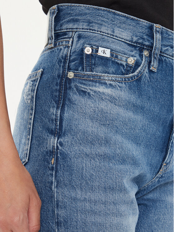 Calvin Klein Jeans Calvin Klein Jeans Traperice J20J223888 Plava Straight Fit