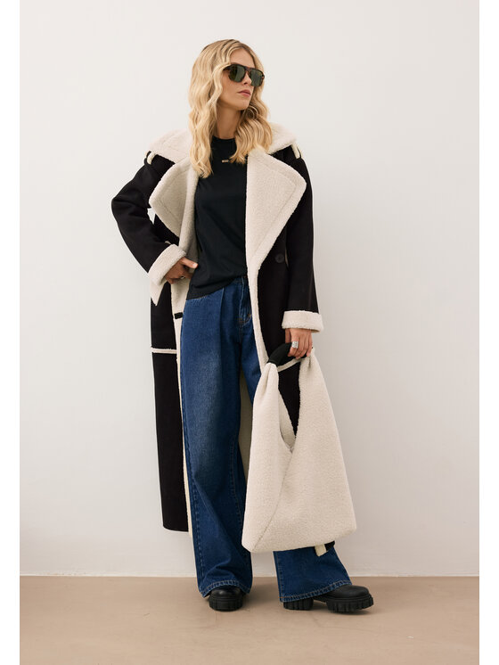 BIZUU BIZUU Kabát MAFARA Černá Standard Fit