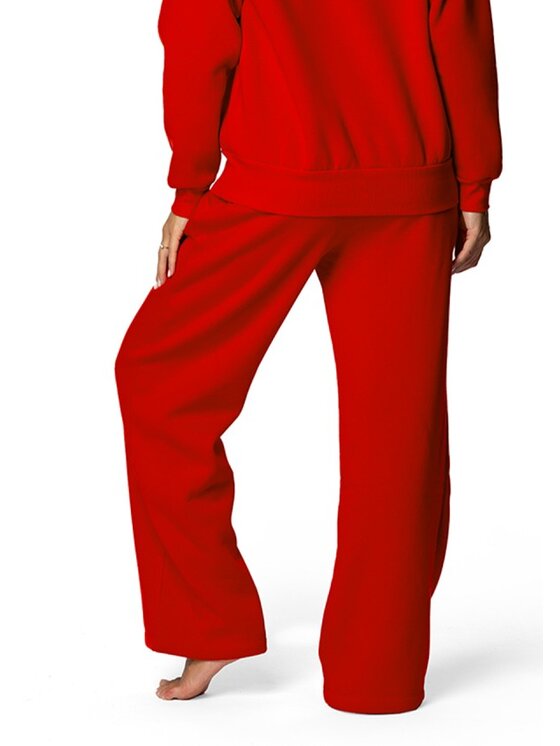 DKaren Sport DKaren Sport Spodnie dresowe DK-K-B9 Czerwony Classic Fit