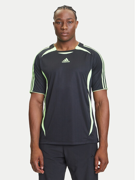 adidas adidas Tričko Teamgeist adicolor JW5872 Čierna Loose Fit