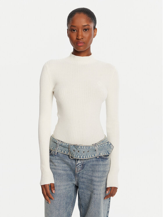 HUGO HUGO Pullover Sarmie_B 50522578 Écru Slim Fit