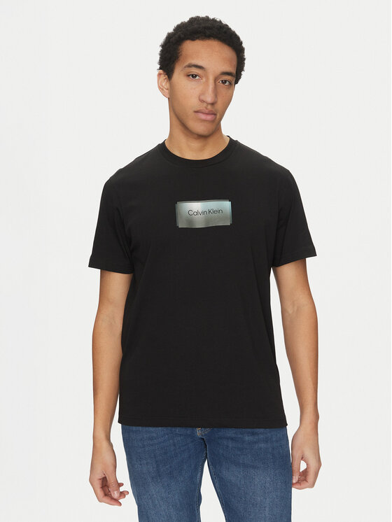 Calvin Klein Calvin Klein T-shirt K10K114174 Crna Regular Fit